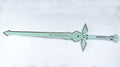 IMPROVED Metal Turquoise Sword