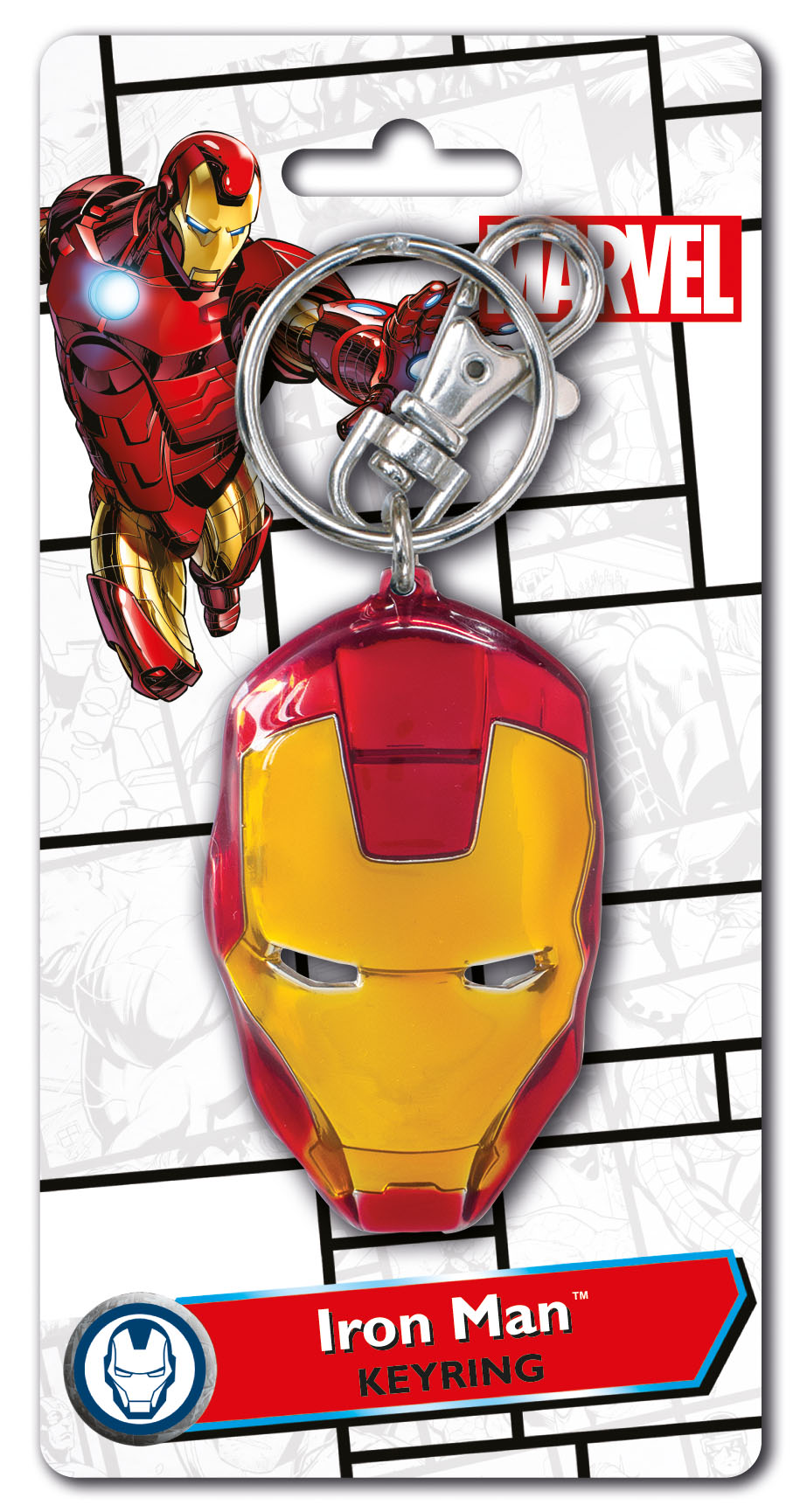 Iron Man Pewter Keyring