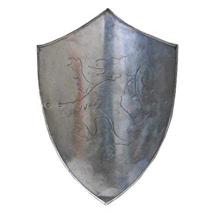 Lion Rampant Steel Shield