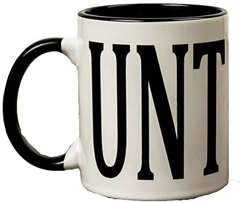 'UNT' Mug with Black Handle