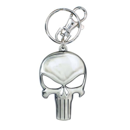 Pewter Punisher Keyring