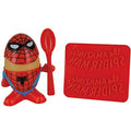 Spider-Man Egg Cup and Toast Stamp