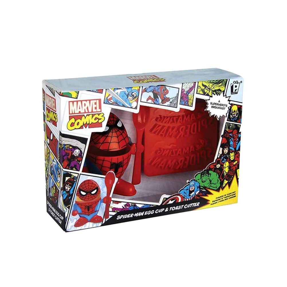 Spider-Man Egg Cup and Toast Stamp