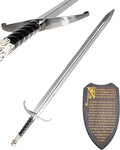 High Quality Direwolf Sword with Plaque