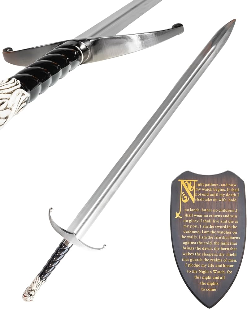 High Quality Direwolf Sword with Plaque