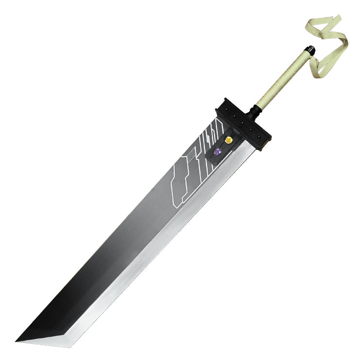 Black Sword w/ White Handle