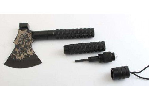 Axe with Fire Starter for Orienteering