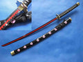 Black with Pink Motif Metal Sword