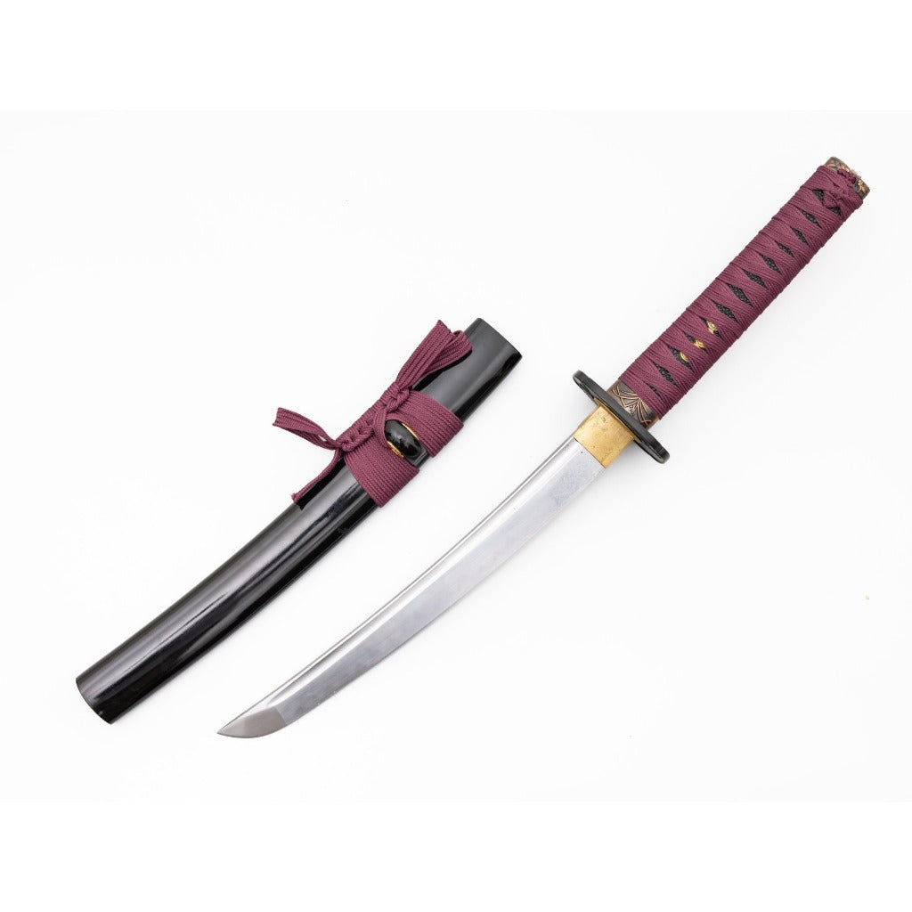 'Karōshi' Handforged Tanto in 1095 Clay Tempered