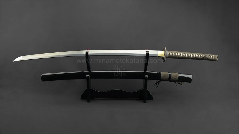 'Warriors Demise' Katana in Clay Tempered Damascus
