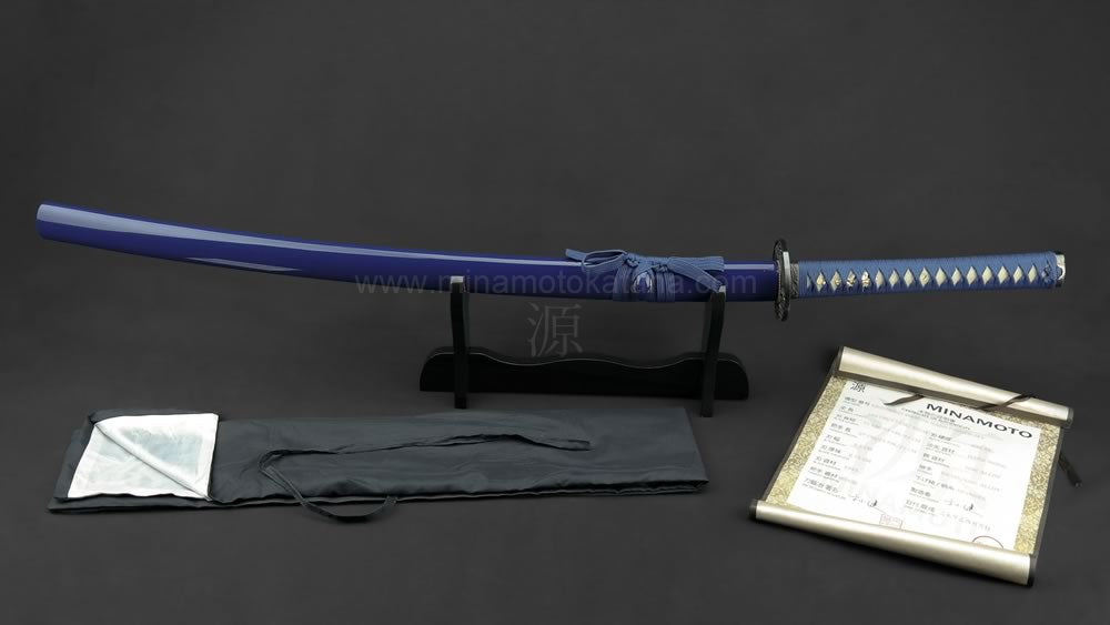 'Warriors Rage in Blue' Katana in 1095