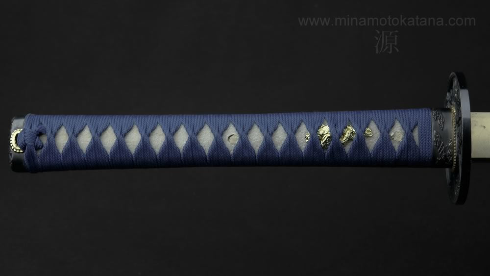'Warriors Rage in Blue' Katana in 1060