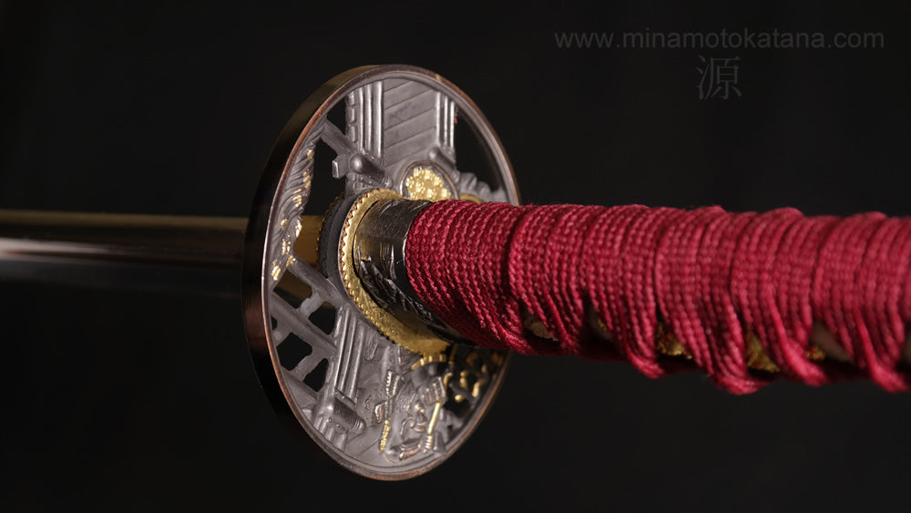 'Warriors Rage in Red' Katana in 1060