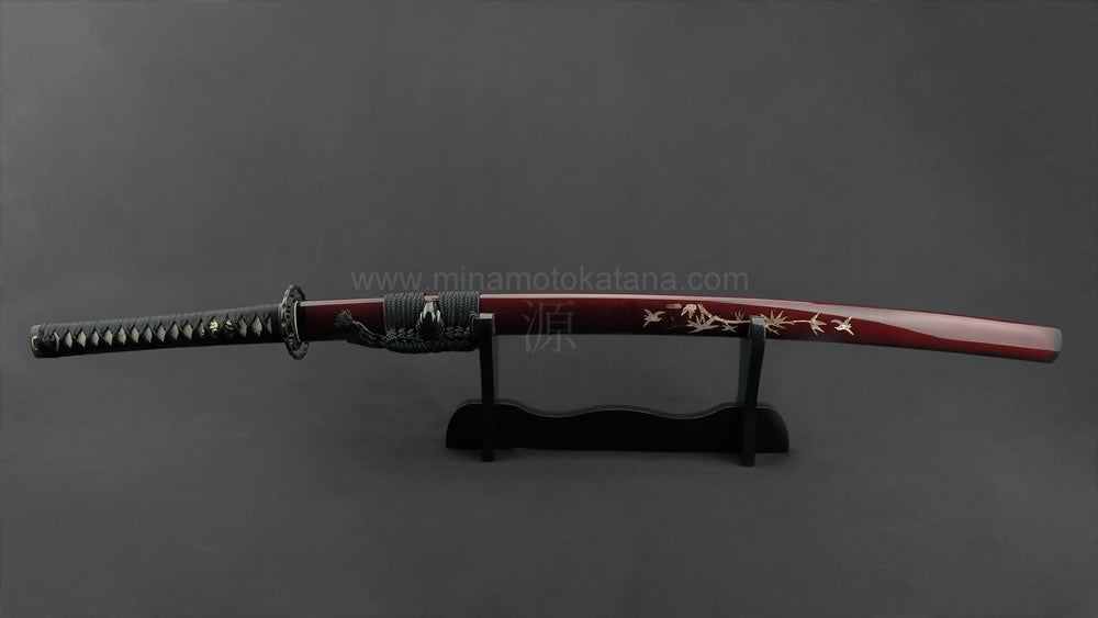 'Bamboo Blossom' Hand Forged Katana