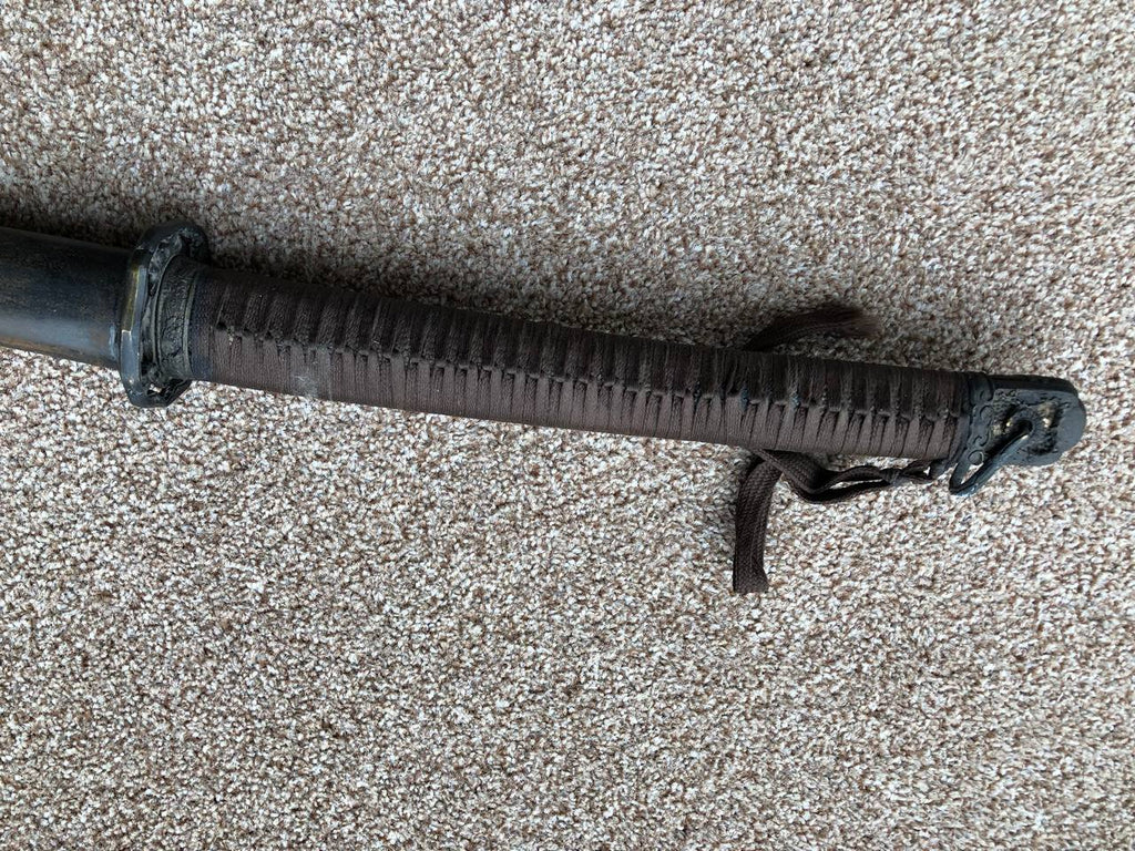 Antiqued 2nd WW Damascus Steel Japanese Officers Katana