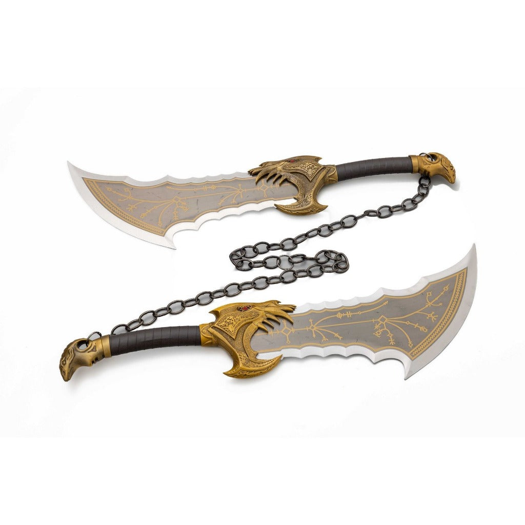 Metal Sword Pair on Plaque HM2