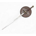 Young Female Assassin Sword on Plaque High Quality Version