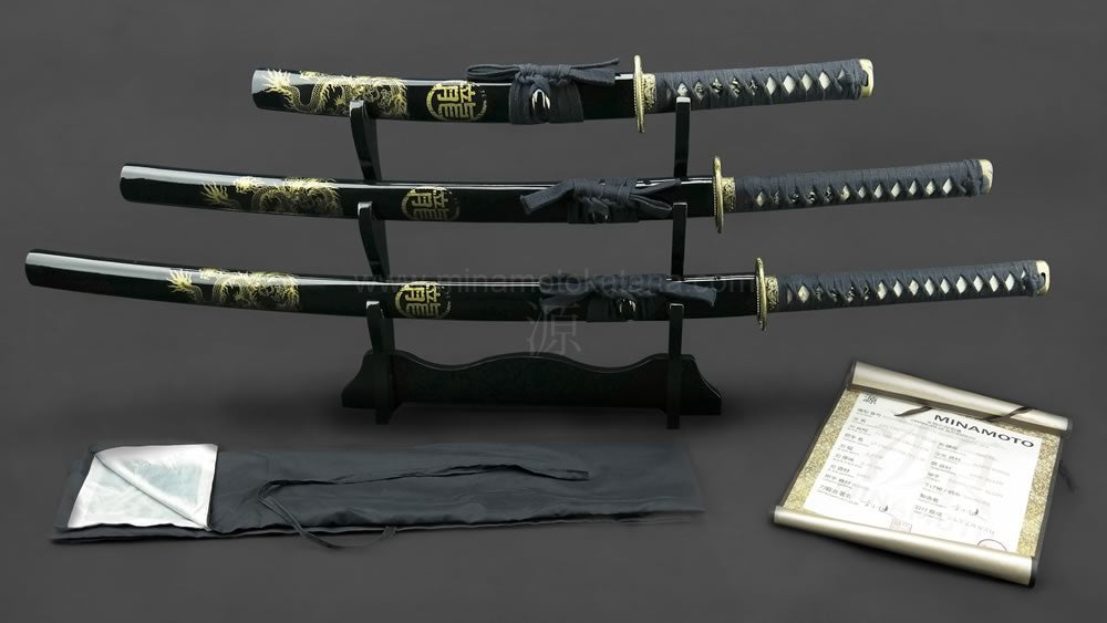 'Righteous Dragon' Hand Forged Set of 3