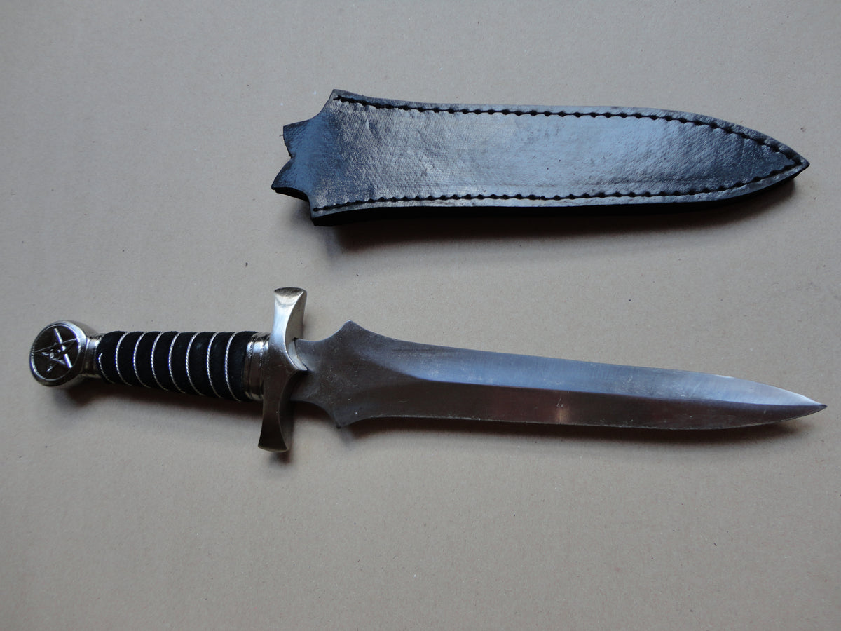 Athame with silver wrap