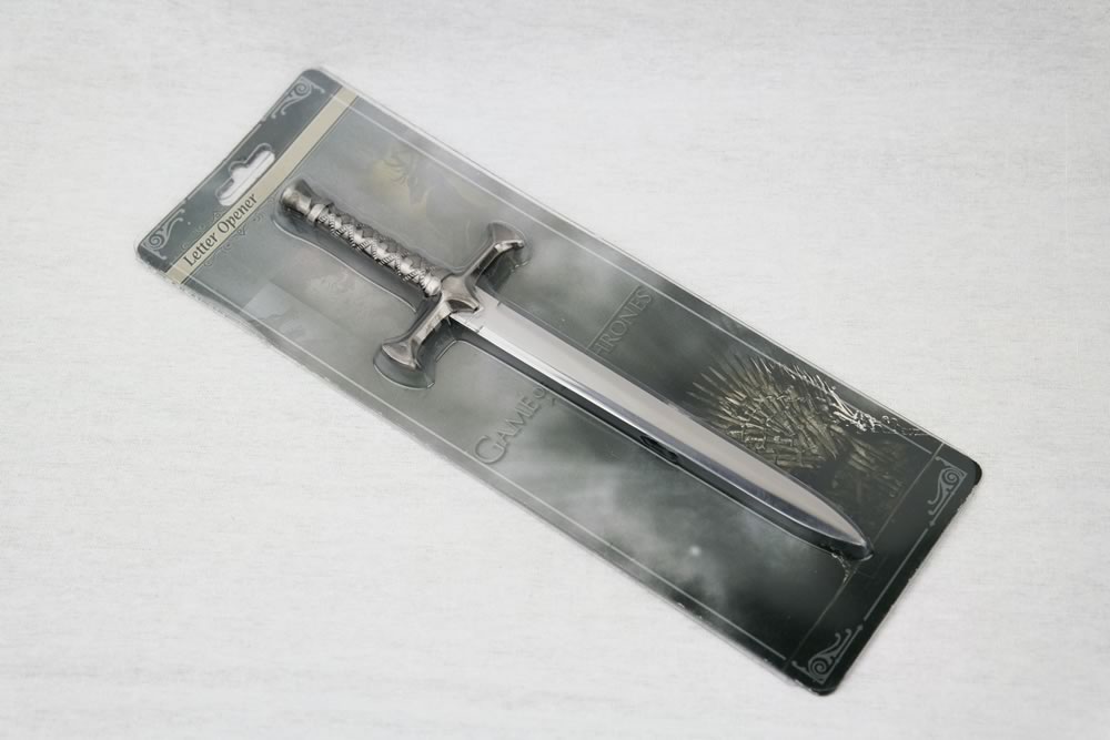 Young Female Assassin Book Sword Letter Opener