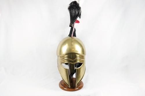 Gold Greek Helmet