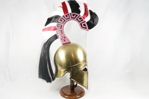 Gold Greek Helmet