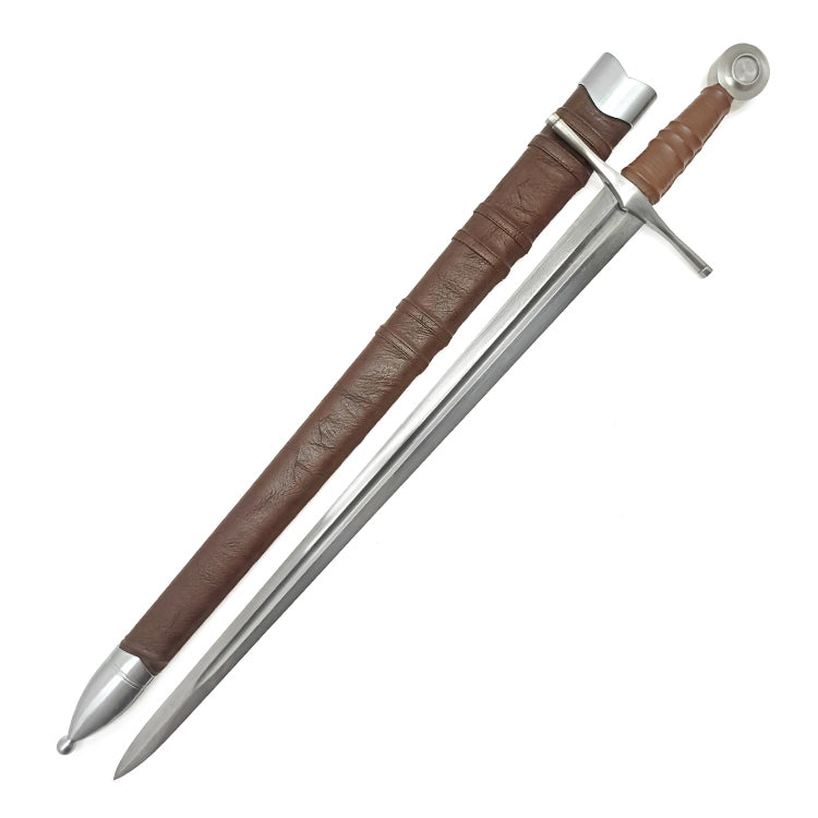 Folded Steel Damascus Medieval Broadsword