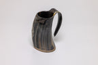 Natural Horn Tankard - Norse Triple Knot Design