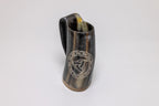 Natural Horn Tankard - Norse Triple Knot Design