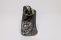 Natural Horn Tankard - Wolf Design