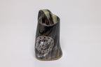 Natural Horn Tankard - Wolf Design