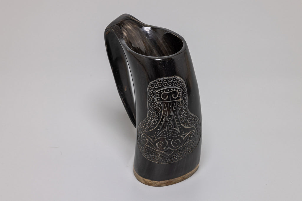 Natural Horn Tankard – Mjölnir Design