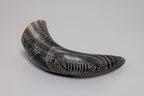 Natural Drinking Horn – Norse Longship Design