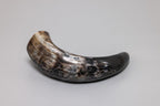 Natural Drinking Horn – Viking Compass Design