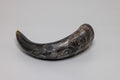 Natural Drinking Horn – Viking Compass Design