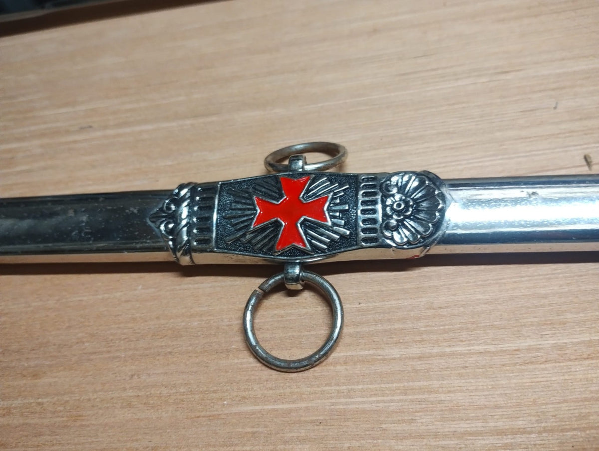 Knights of St John Silver and White Masons Sword - Grade B - 50% off