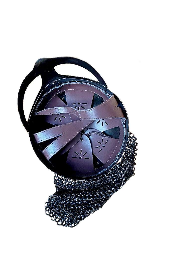 Traditional Viking Anglo Saxon Helmet with Chainmail