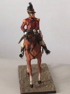 Pewter Gordon Highlander Officer on Horse