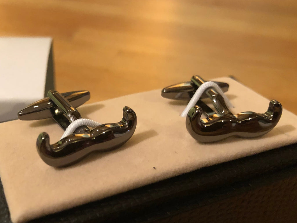 Cufflink Pair in Box Moustache