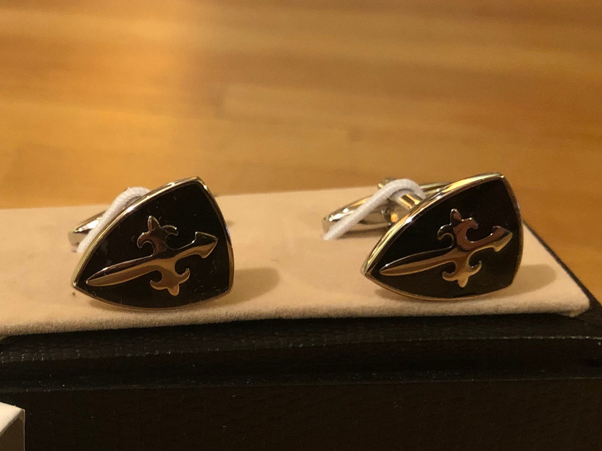 Cufflink Pair in Box Shields