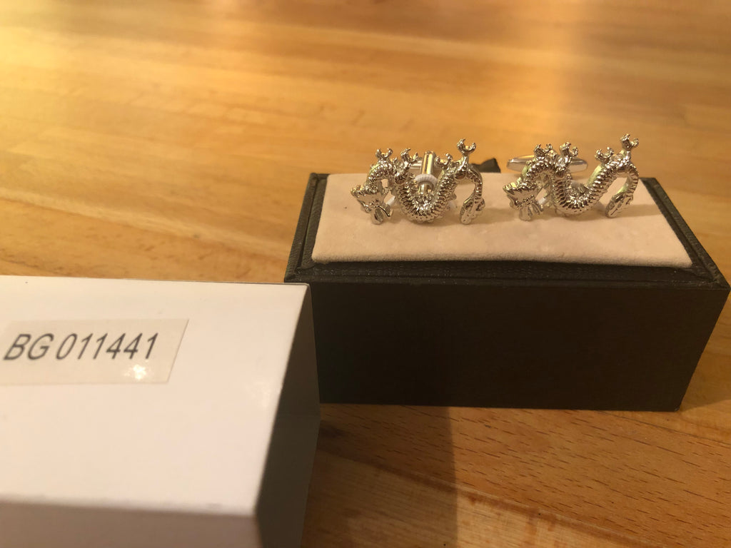 Cufflink Pair in Box Dragons
