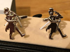Cufflink Pair in Box 'Top hat and coat tails'