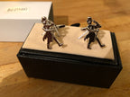 Cufflink Pair in Box 'Top hat and coat tails'