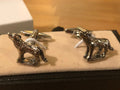 Cufflink Pair in Box Wolves