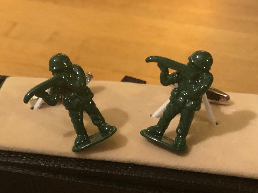 Cufflink Pair in Box Soldiers