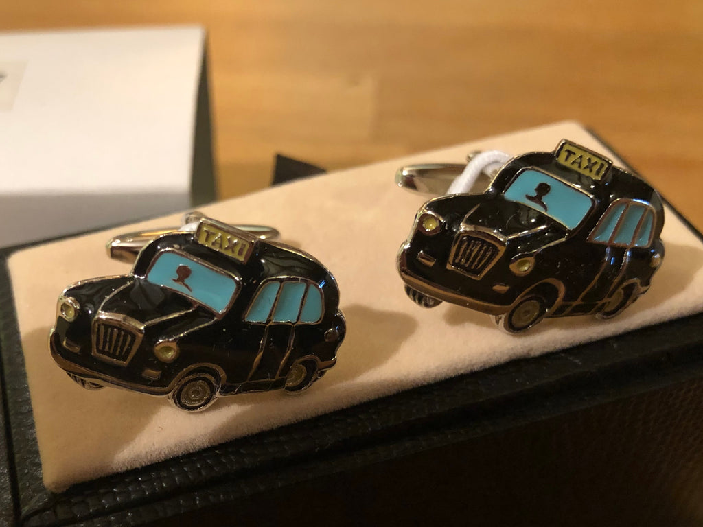 Cufflink Pair in Box Taxi