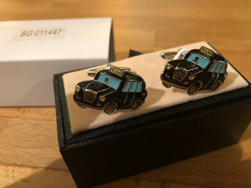 Cufflink Pair in Box Taxi