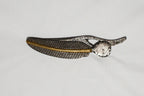 Floating Feather Damascus Knife