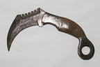 Bone Pearl Handle Damascus Karambit