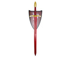 Red Damascus Loyalty Sword